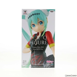 【中古】[FIG]初音ミクレーシングver. EXQフィギュア レーシングミク 2018 TeamUKYO応援Ver. 初音ミク GTプロジェクト プライズ バンプレス