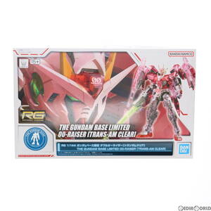 【中古】[PTM]ガンダムベース限定 RG 1/144 GN-0000+GNR-010 ダブルオーライザー(トランザムクリア) 機動戦士ガンダム00(ダブルオー) プラ