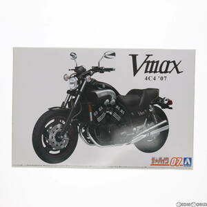 [ б/у ][PTM] The * мотоцикл No.7 1/12 Yamaha 4C4 Vmax '07 пластиковая модель Aoshima (63032006)