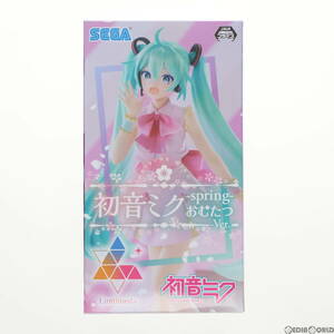 【中古】[FIG]初音ミク -spring-おむたつVer. キャラクター・ボーカル・シリーズ01 初音ミク Luminasta フィギュア プライズ(1065389) セガ