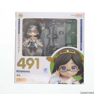 【中古】[FIG]GOODSMILE ONLINE SHOP限定特典付属 ねんどろいど 491 霧島(きりしま) 艦隊これくしょん -艦これ- 完成品 可動フィギュア グ