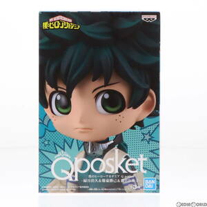 【中古】[FIG]緑谷出久(みどりやいずく) 僕のヒーローアカデミア Q posket-緑谷出久&爆豪勝己&麗日お茶子- フィギュア プライズ(2639700)