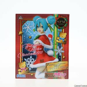 【中古】[FIG]初音ミク クリスマス2021 スーパープレミアムフィギュア キャラクター・ボーカル・シリーズ01 初音ミク プライズ(1056113) セ