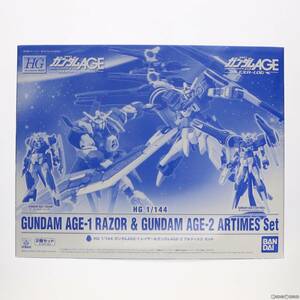 [ б/у ][PTM] premium Bandai ограничение HG 1/144 Gundam AGE-1 Ray The -& Gundam AGE-2 arte . женский комплект (2 body комплект ) Mobile Suit Gundam AG