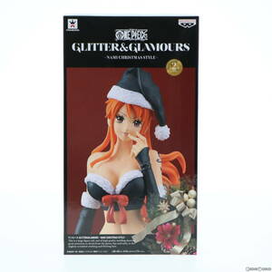 【中古】[FIG]ナミ(ブラック) ワンピース GLITTER&GLAMOURS-NAMI CHRISTMAS STYLE- ONE PIECE フィギュア プライズ(37864) バンプレスト(61