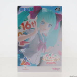 【中古】[FIG]初音ミク 16th Anniversary KEI Ver. 初音ミクシリーズ Luminasta フィギュア プライズ(1103252) セガ(61726264)