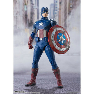 【中古】[FIG]S.H.Figuarts(フィギュアーツ) キャプテン・アメリカ -AVENGERS ASSEMBLE EDITION-(アベンジャーズ) 完成品 可動フィギュア