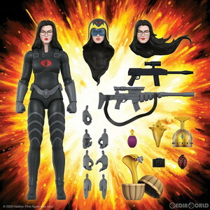 [ б/у ][FIG] Baroness ( черный костюм Ver.) G.I. JOE(G.I. Joe ) Ultimate 7 дюймовый action фигурка super 7(61154506)