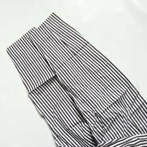 【送料無料】【新品】YvesSaintLaurent イブサンローラン　セットアップ　メンズ　ストライプ　ysl 刺繍　ロゴ　L シャツ　パンツ_画像9