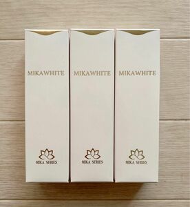 ミカホワイト 薬用歯磨き粉 3本セット MIKAWHITE