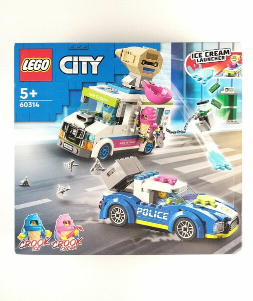 レゴ(LEGO) シティ アイスクリームトラックを追え！ 60314 おもちゃ ブロック プレゼント 警察