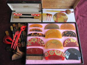  Showa Retro. tortoise shell product * comb *. other 