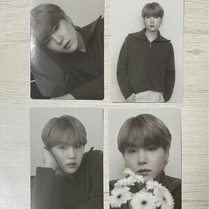 BTS MONOCHROME POP UP ミニフォト SUGA ユンギ 1 2 3 4