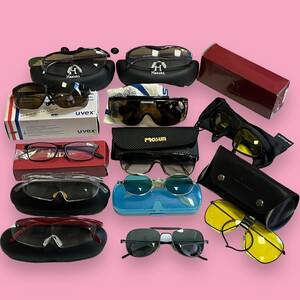 1 jpy sunglasses 12 piece large amount!! set sale!! SWANS Huzuki loupe UVEX dapz zeiss other men's * lady's farsighted glasses 