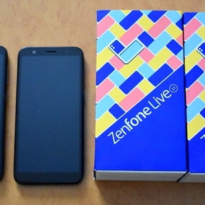 【ジャンク】ASUS ZenFone Live (L1) ZA550KL-BK32 2台 付属品ありの画像1