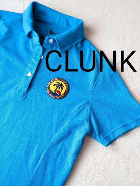 CLUNK　クランク　ポロシャツ　ターコイズブルー　サイズO