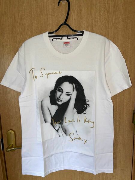 Mサイズ SUPREME シュプリーム 17SS Sade 半袖 プリントTシャツ Tee コラボ 中古品 メンズ 男女兼用 夏服