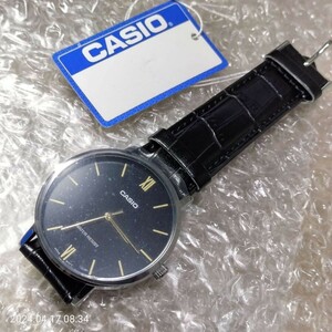 新品 CASIO MTP-VT01L-1B ブラック メンズ レディ ース 腕時計 BOXなし