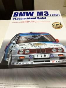 ジャンク品1/24BMW M3'91ドイツ仕様ディテールアップパーツ付き