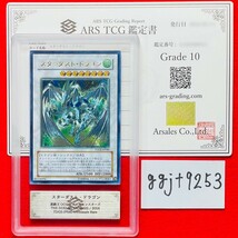 【ARS鑑定 10】スターダスト・ドラゴン アルティメットレア TDGS-JP040 レリーフ 遊戯王 OCG デュエルモンスターズ PSA BGS ARS10 鑑定品 _画像1