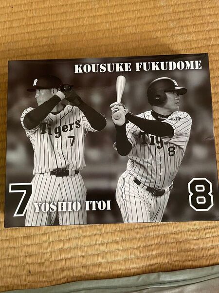 阪神タイガース 未開封 未使用 バスタオル 福留 糸井嘉男 貴重 箱