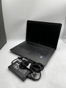 *1 jpy start *HP Zbook 17 G3 Xeon E3-1535M 32GB* current delivery * storage /OS less *BIOS start-up till. operation verification * battery defect *AC attaching *