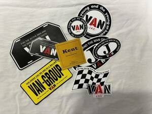 ★昭和とVANと おもちゃ★ VAN JAC OMNIBUS STICKERS A4サイズ　9点