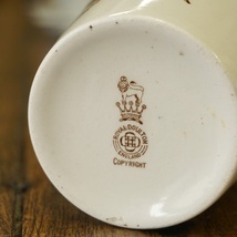 イギリス　アンティーク　１９１１年　ジョージ５世　戴冠記念　マグカップ　タンブラー　ロイヤルドルトン_画像9