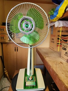  Showa Retro electric fan SANYO EF-6LEL type 