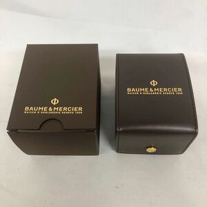  beautiful goods BAUME&MERCIER Baume&Mercier clock case empty box wristwatch box BOX empty box E