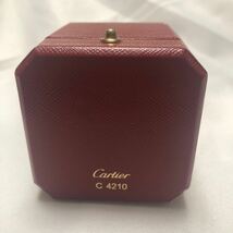 Cartier カルティエ 　ジュエリーケース　空箱　空き箱 リング用　指輪ケース リングケース アクセサリー 箱　BOX ボックス　ケース Ca-X38_画像6