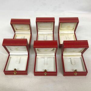 Cartier Cartier small articles for charm for pendant head box BOX empty box 6 piece set 