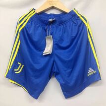 レア タグ付き未使用 ユベントス　ユニフォーム　2021-22 パンツ　adidas アディダス 3rd サードニユフォーム M_画像1