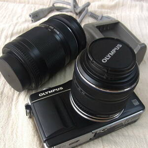  mirrorless single-lens [OLYMPUS PEN Mini]E-PM2| lens 2 piece |SD4GB| battery | charger |AV cable |HDMI| digital camera digital camera photograph photographing 