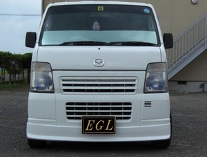 Carry/CarryDA63T/Body kitParts/フロント ハーフ スポイラー/未塗装/装着点Authorised inspection済