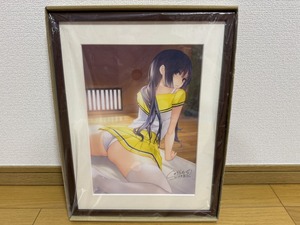  Coffee Kizoku with autograph . made original picture Cheer girl secret. stretch white .. flower 