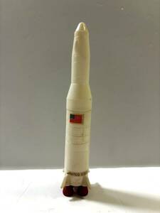 昭和レトロ 玩具 UNITED STATE アメリカ国旗 ロケット スペースシャトル 小物入れ?/ビンテージ アンティーク レトロ 骨董 雑貨/QH