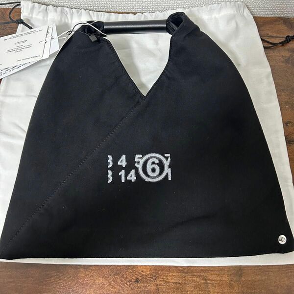 MM6メゾンマルジェラハンドバック Maison Margiela ショッピングバッグ バッグ 黒 ロゴ