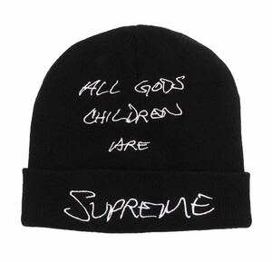 Supreme 2022SS “ALL GODS CHILDREN ARE” カフビーニー 黒