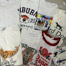 USA古着卸 メンズ白Tシャツ B品 80枚まとめ売り_画像3