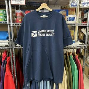 未使用品 USPS アメリカ郵便局 Tシャツ L ネイビー 企業物 大きいサイズ アメリカ買い付け商品