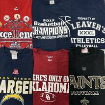 USA古着卸 まとめ売り 14 カレッジ チーム系 ブランドTシャツ 24枚 S/M/L/XL/2XL NFL MLB ベール アソート_画像4