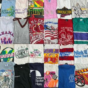 USA古着卸 まとめ売り ⑤90年代 ビンテージTシャツ 24枚 シミ 汚れありB品 アメリカ製 米国製 ベール アソート　S/M/L/XL/2XL