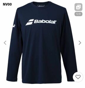 バボラ BabolaT テニスウェア メンズ CLUB ロングスリーブシャツ BUP1560C NV00：ネイビー XL