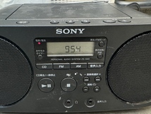 【動作確認OK】SONY ZS-S40 ソニー CDラジオ ラジカセ コンパクトボディ 小型/高音質CDラジオ ブラック パーソナルオーディオ 003IDAIA05_画像2