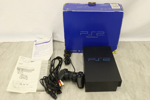 SONY playstation2 ソニー プレイステーション2 プレステ2 SCPH-50000 テレビゲーム 箱付き　取扱説明書付き 010IPIIW62