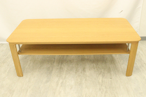 Karimoku TU4380 カリモク家具 棚付きセンターテーブル 120サイズ 長方形 シンプル W約1200×H約400×D約600ｍｍ Cランク 005IDZIA10