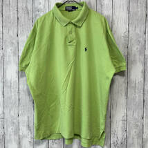 ラルフローレン Ralph Lauren 半袖 ポロシャツ メンズ ワンポイント コットン100% XLサイズ 5‐713_画像2