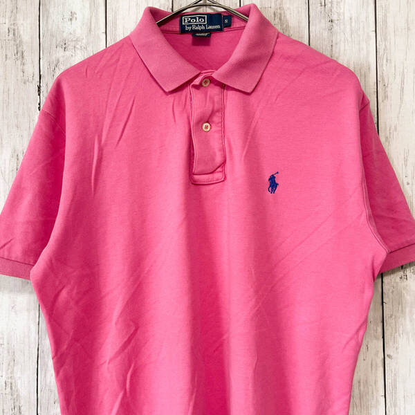 ラルフローレン Ralph Lauren 半袖 ポロシャツ メンズ ワンポイント コットン100% Sサイズ 5‐714
