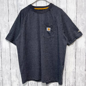 カーハート Carhartt 半袖Tシャツ メンズ ワンポイント コットン65％ ポリエステル35% Lサイズ 5-772